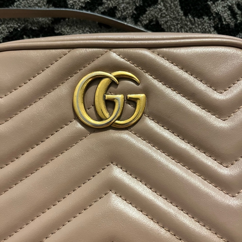 Gucci Marmont Mini Camera bag (great condition see photos for stains) w/ receipt